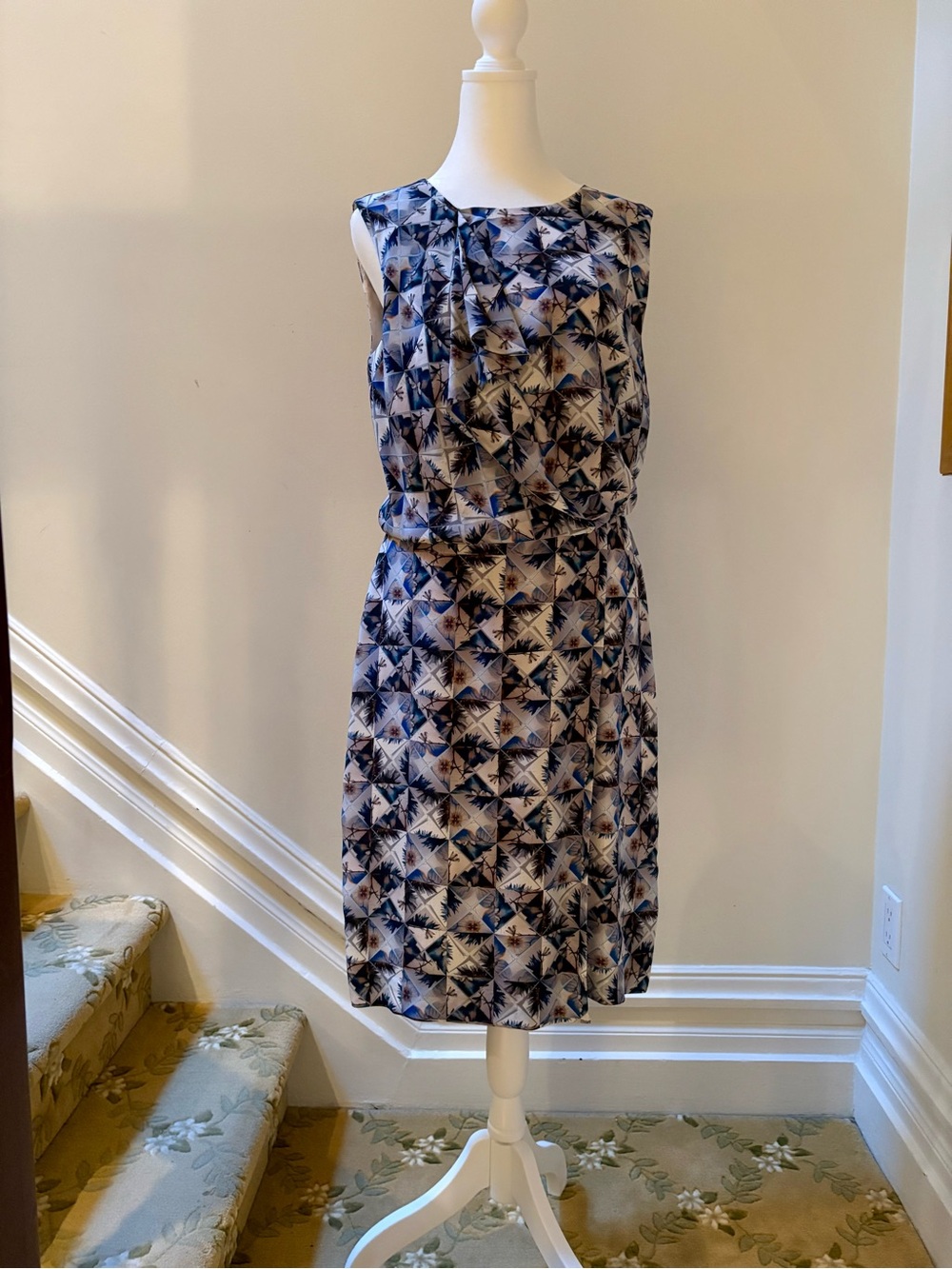 Paul Smith Silk Sleeveless Dress Size 10 (Italian 46)